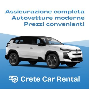 Crete Car Rental - assicurazione completa, autovetture moderne, prezzi convenienti